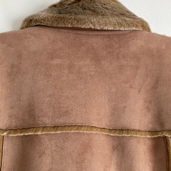 GORGEOUS LADIES UTEX DESIGN FULL-LENGTH FAUX SUEDE COAT SIZE MEDIUM - Picture 10 of 15